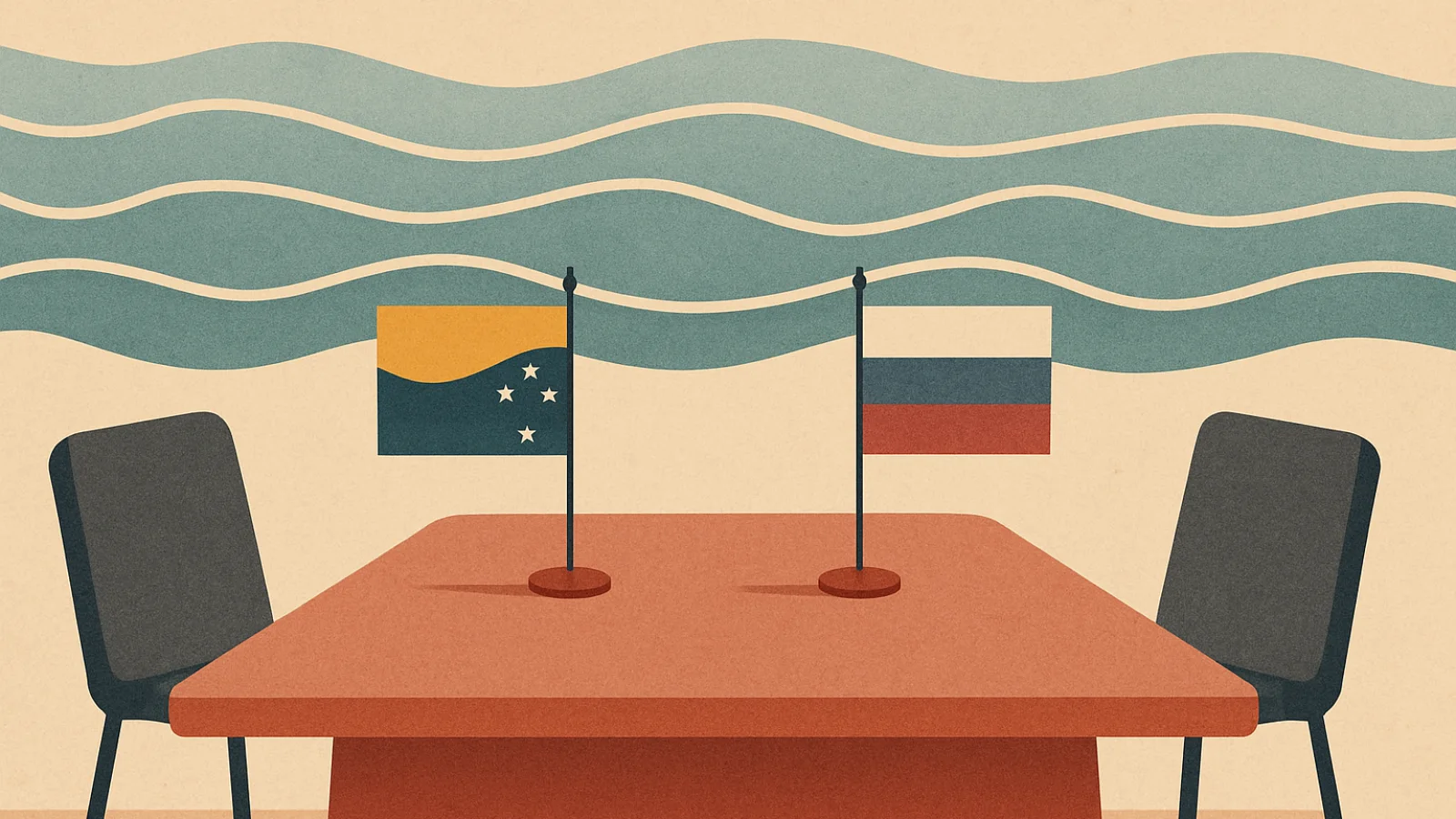 Символическое изображение переговоров России со странами Тихоокеанского региона